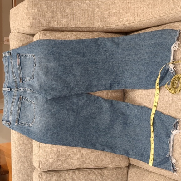 Joe's Jeans Wide Leg Cropped High Rise Jeans 28 - Picture 9 of 12